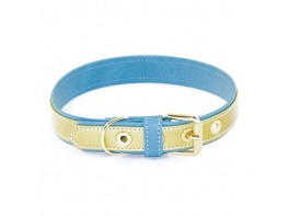 Imagen del producto Artleather collar liso turquesa 55cm